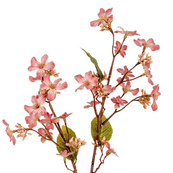 Hill Interiors Vernicia Fordii Artificial Flower Spray - Pink - 