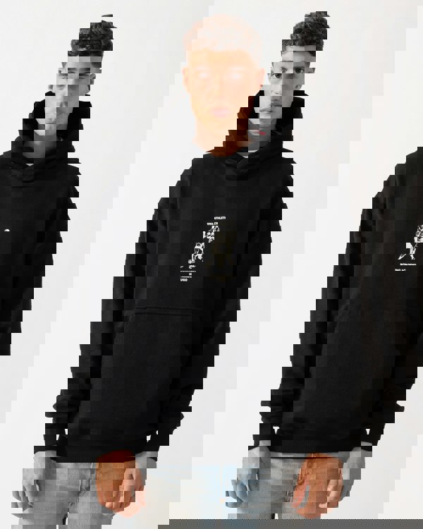 HUGO Duwrestie Mens Pullover Hoodie - Black 001