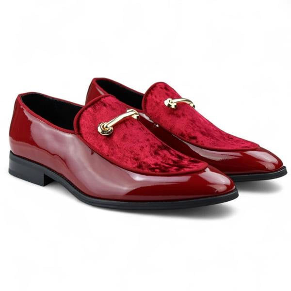 Dolcetto Men’s Smart Loafers Leather Lined Velvet Slip-On Shoes