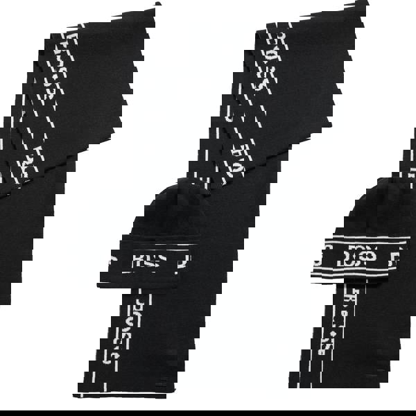 Hugo Boss Ulfino Hat And Scarf Set - Black - 