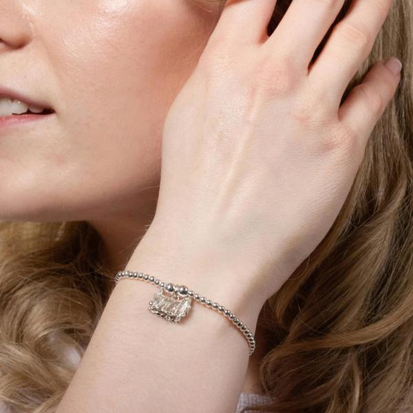 Mylee London Yorkshire Terrier (Long Haired) Silver Ball Bead Bracelet - Personalised