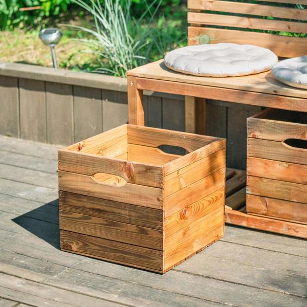 Cerland Memphis Wooden Bench with Trellis 1.6m Garden Bench with Storage Boxes