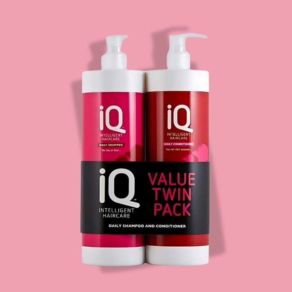 IQ Intelligent Haircare IQ Daily Shampoo & Conditioner Twin Pack - 1 Litre