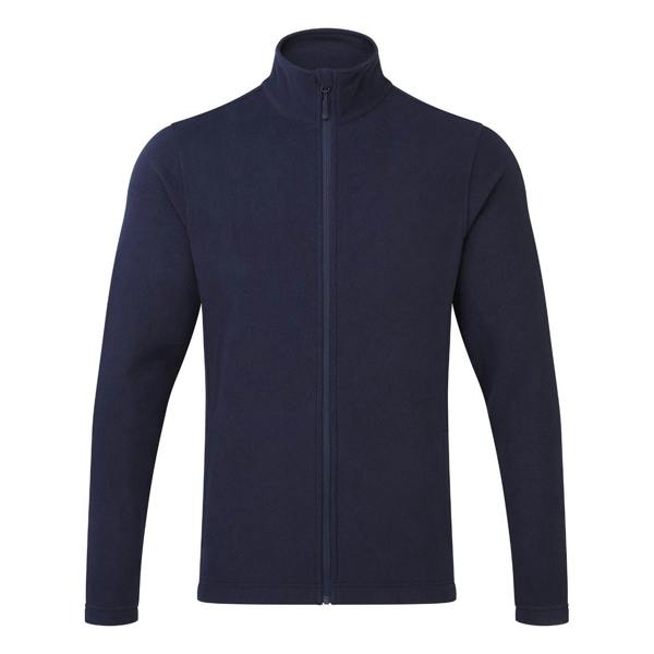 Premier Mens Recyclight Full Zip Fleece Jacket - Navy