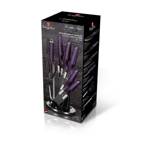 Berlinger Haus 8-Piece Knife Set Berlinger Haus BH-2587 Purple Eclipse