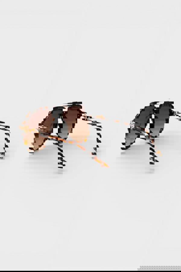 Casablanca Rajio Sunglasses Gold Brown