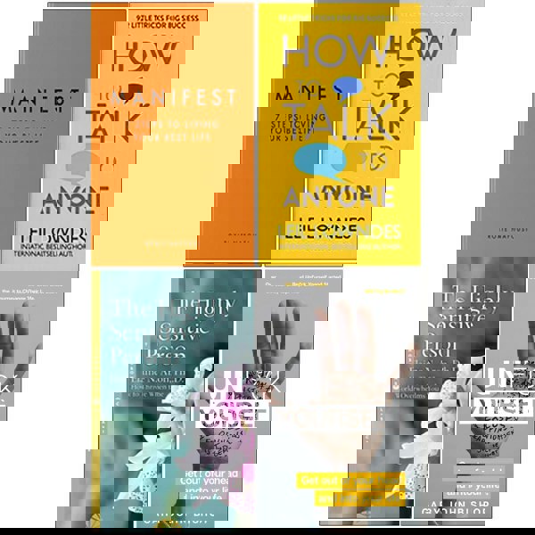 Manifest [Hardcover], How to Talk to Anyone, The Highly Sensitive Person, Unf*ck Yourself 4 Books Collection Set
