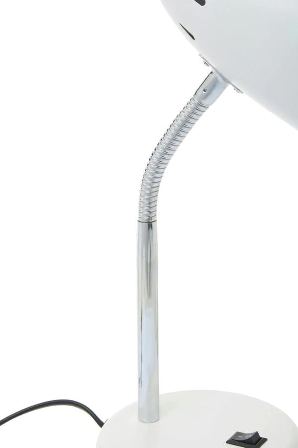 Maison by Premier Flexi Matte White Desk Lamp
