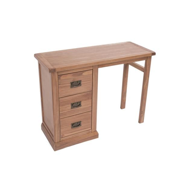 Cabinet Bits Tirolo 3 Drawer Desk - Dressing Table Brass Drop Handle