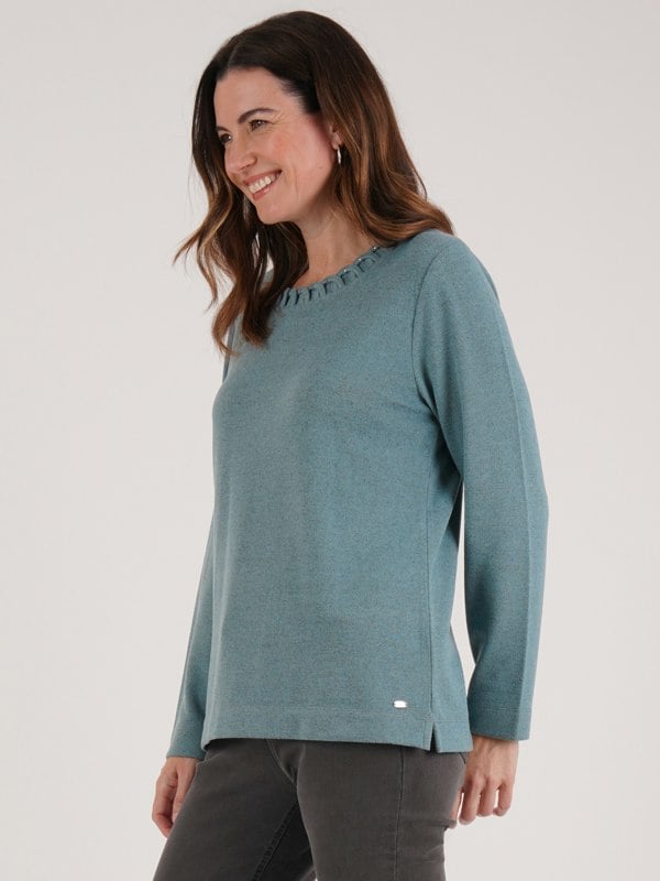 TIGI-Wear Looped Neck Detail Top