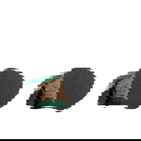 Embassy London Roulette - Green - Women's leather heeled oxford lace-up