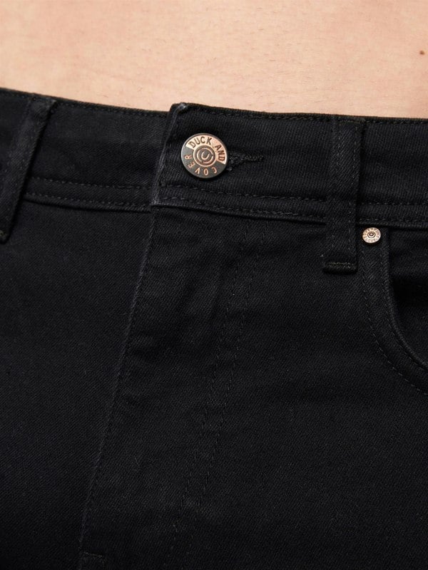 Duck and Cover Overburg Tapered Jeans Black