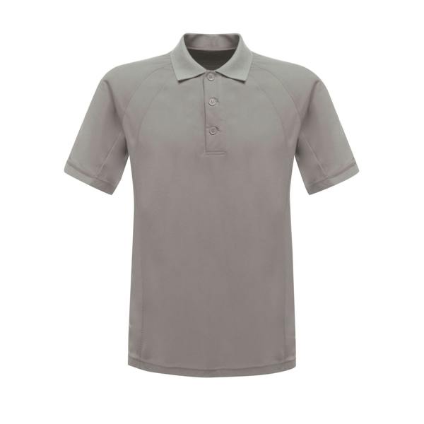 Regatta Professional Mens Coolweave Short Sleeve Polo Shirt - Silver Grey - 