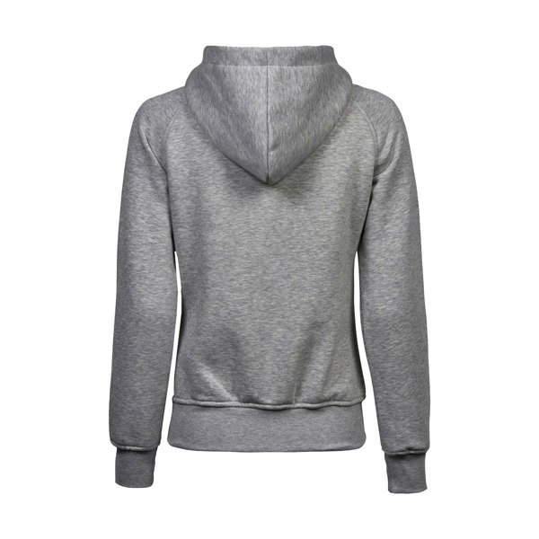 Tee Jays Womens/Ladies Full Zip Hooded Sweatshirt - Heather Grey