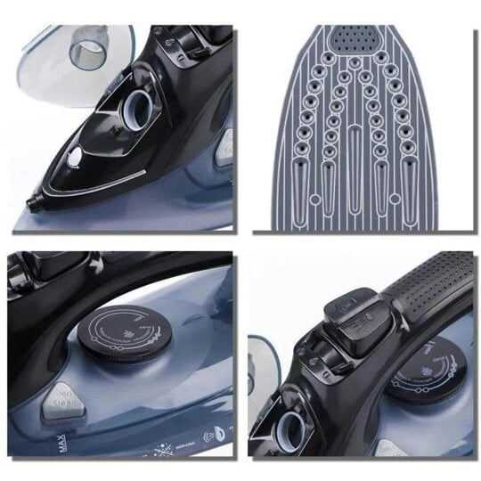 Havendro Electric Steam Iron Non-Stick Soleplate Dry/Steam Iron Adjustable Temp