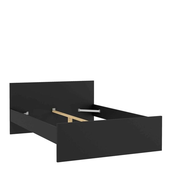 Wyld Haus Budapest 4ft6 Double Black Wooden Bed Frame