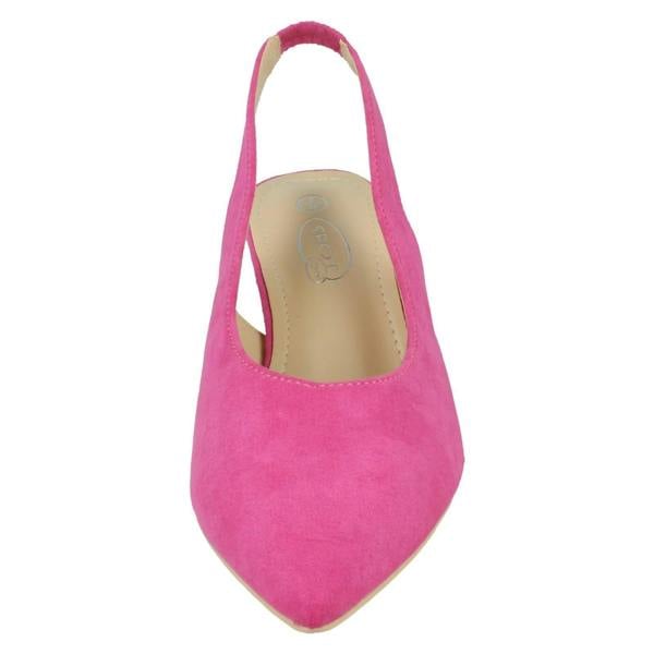 Spot On Ladies Spot On Heeled Stiletto Slingback Heels F90111