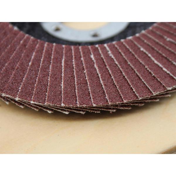Faithfull Aluminium Oxide Flap Discs - Multi Colour - 