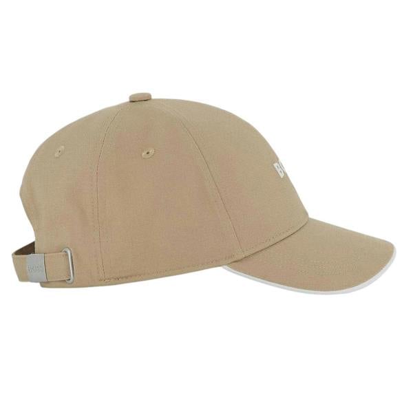 Boss Childrens/Kids Logo Cotton Baseball Cap - Stone - 