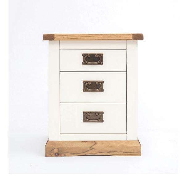 Tropea 3 Drawer Bedside Table