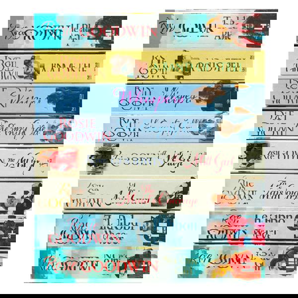 Rosie Goodwin Collection 8 Books Set(The Maid's Courage,Ribbon Weaver,No One's Girl,The Mill Girl,Bad Apple,A Band of Steel,Whispers,The Empty Cradle)