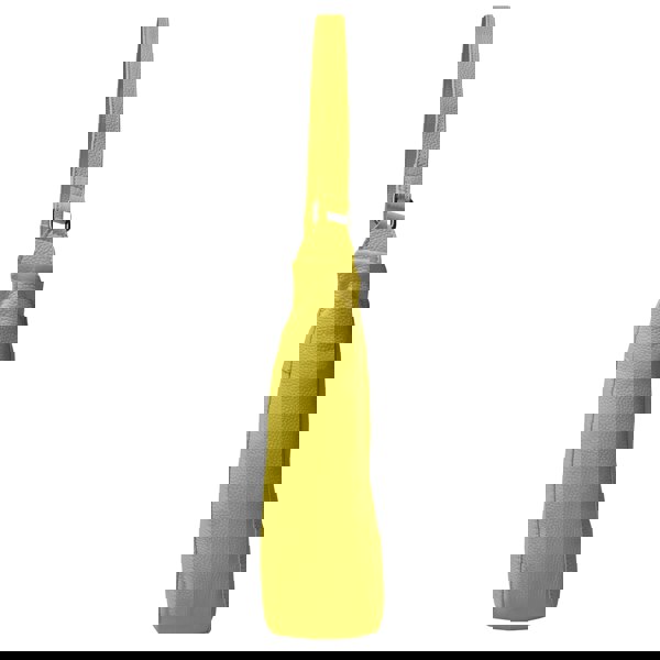 Assots London 'BIANCA' Illuminating Yellow Pebble Grain Leather Slouchy Hobo Bag