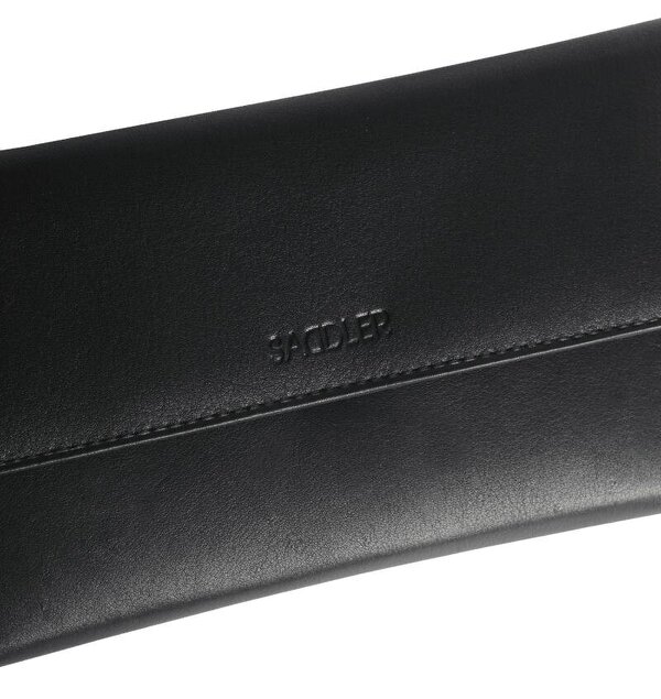 SADDLER ELLA Leather 18cm Trifold Purse - 20 Card Slots, Several Coin and Note Sections - RFID Protected