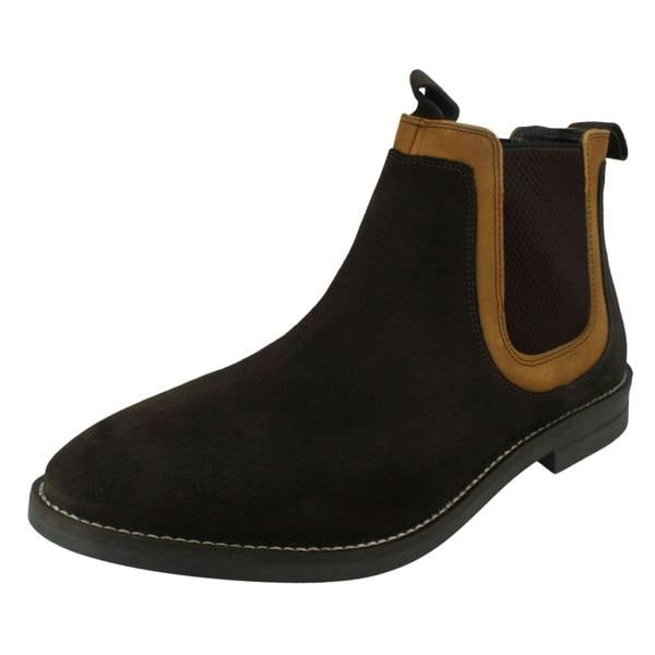 Catesby Mens Catesby Smart/Casual Elasticated Gusset Chelsea Ankle Boots SC2001
