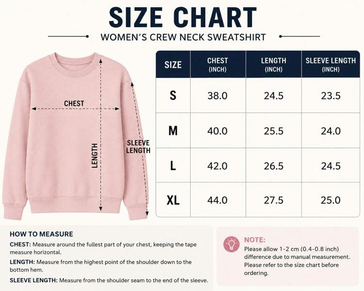 Smart Living Ladies Longline Crewneck Sweatshirt - Blush