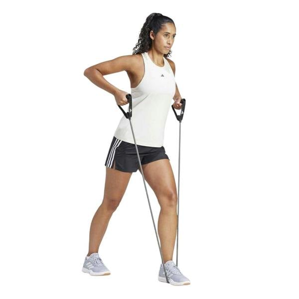 Adidas Womens/Ladies High Waist Running Shorts - Black - 