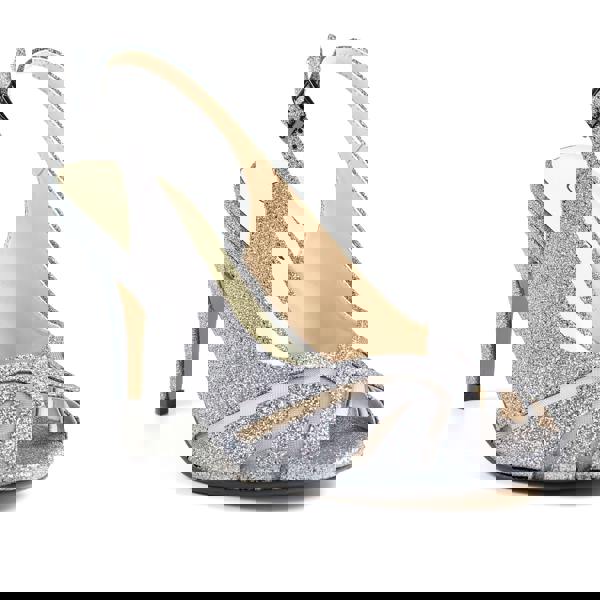 Lunar Womens/Ladies Sariyah Sling Back Court Shoes - Pewter