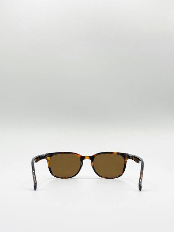 Classic Preppy Square Frame Sunglasses - svnx