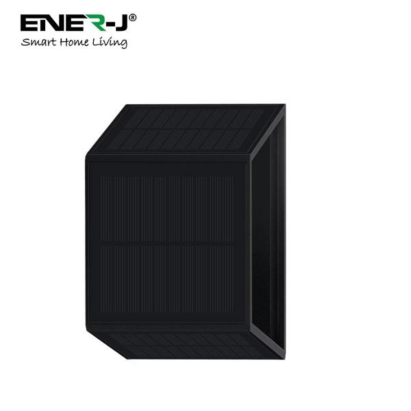 ENER-J Solar Powered Adjustable Beam Angle Up Down Wall Light, Wireless, No Mains Power Needed, 1300mAh