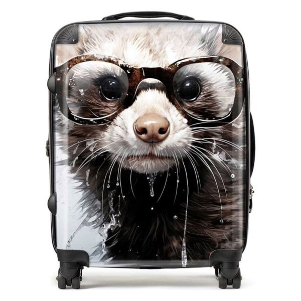 Warren Reed Splashart Ferret Suitcase