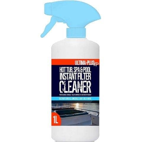 Ultima Plus XP ULTIMA-PLUS XP Hot Tub, Spa & Pool Instant Filter Cleaner - Removes Grease, Limescale, Soap, Oils & More 1L