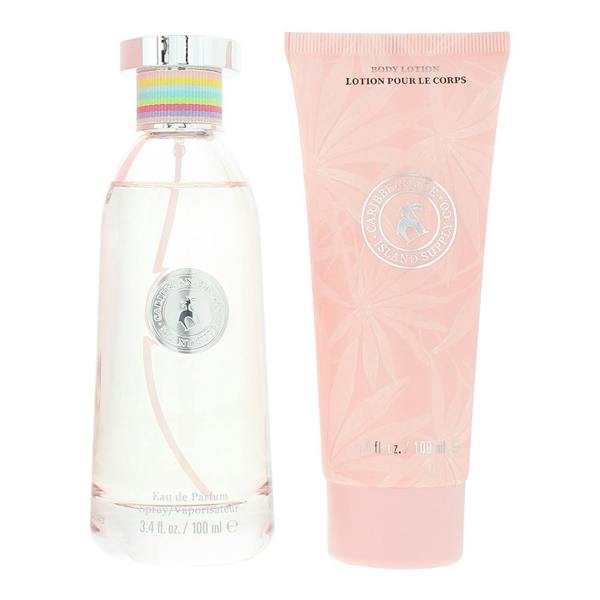Caribbean Joe Paradise Isle Eau de Parfum 100ml + Body Lotion 100ml Gift Set for Her
