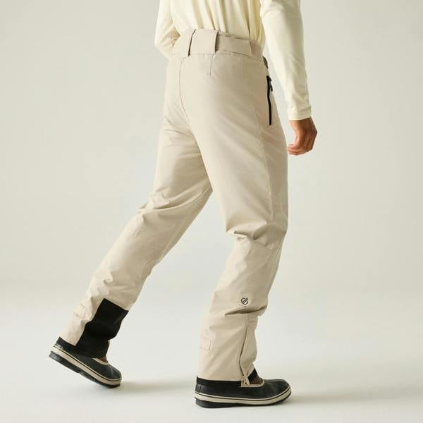 Dare 2B Mens Achieve III Ski Trousers - White Pepper - 