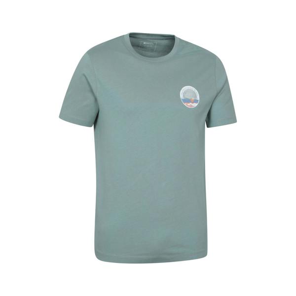 Mountain Warehouse Mens Bournemouth Short-Sleeved T-Shirt - Pale Green - 