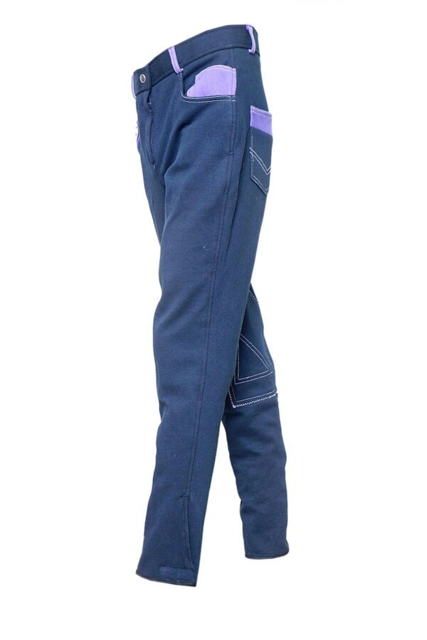 eQuitack Women's Performance Diesel Horse Riding Jodhpurs Navy/Blue