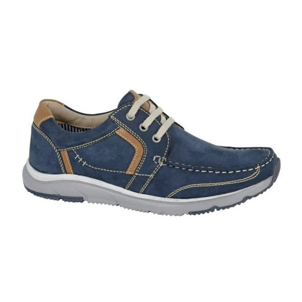 Roamers Mens Nubuck Superlight Casual Shoes - Navy