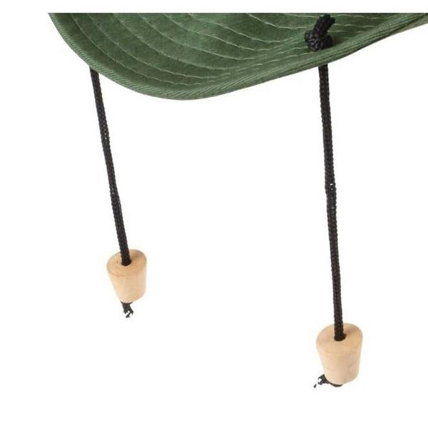 Bristol Novelty Unisex Aussie Outback Hat With Corks - Green - 
