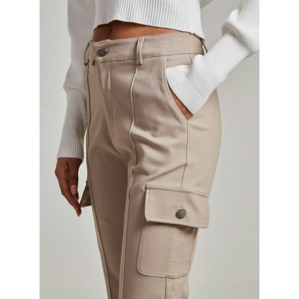 Pink Vanilla Utility Stretch Cargo Trousers