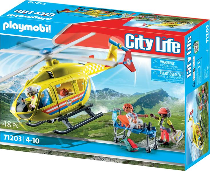 Playmobil Medical Helicopter - 71203 Playset