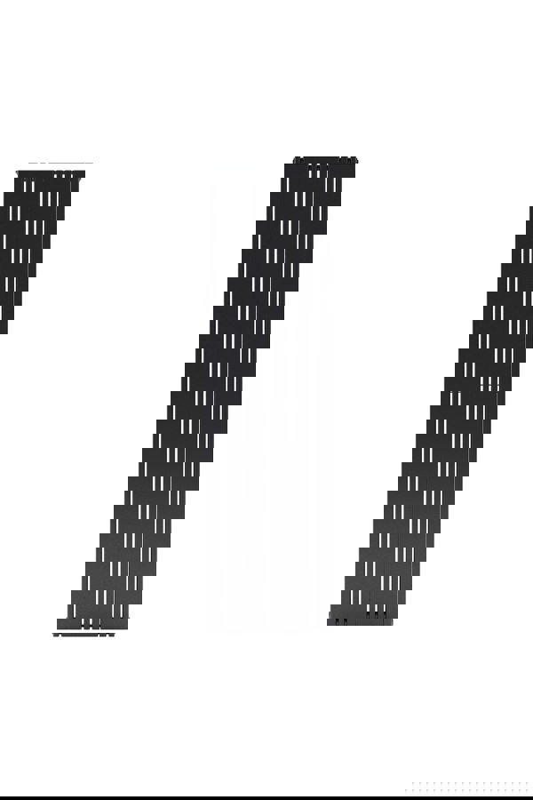 Living and Home 1600 x 456mm Steel Grey Vertical Tall Radiator with Double Panel