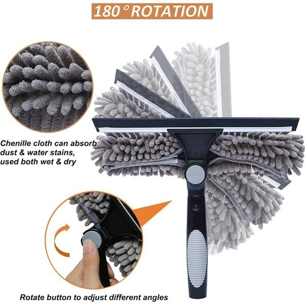 Havendro Telescopic Extendable Window Cleaner Equipment Glass Cleaning 4.5m Squeegee