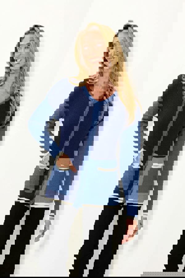 Colour Block Cardigan