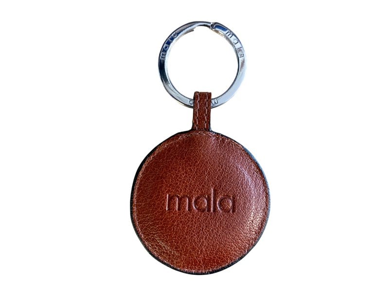 Mala Leather Football Leather Keyring – Hand-Stitched Design in Gift Box