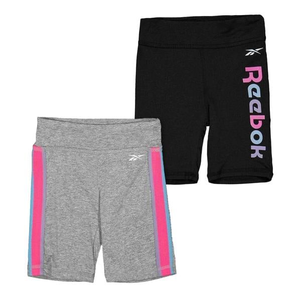 Reebok Unisex Adult Slim Shorts (Pack of 2) - Silver - 