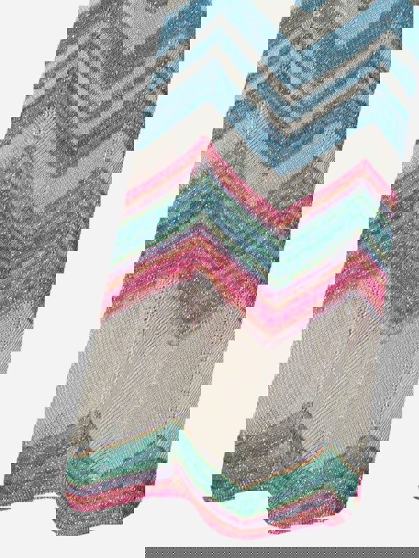 Missoni Girls Zigzag Knit Trousers in Multicolour