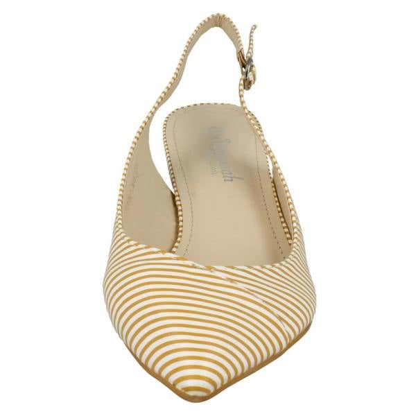 Savannah Ladies Savannah Striped Slingback Court Shoes